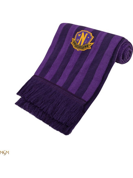 Wednesday Scarf Nevermore Academy Purple - CR1071