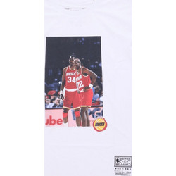 Mitchell & Ness NBA Houston Rockets Player Photo Ανδρικό T-shirt BMTRINTL1058-HROWHIT White