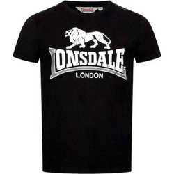 Lonsdale Ανδρικό Αθλητικό T-Shirt Μαύρο 114096-1500
