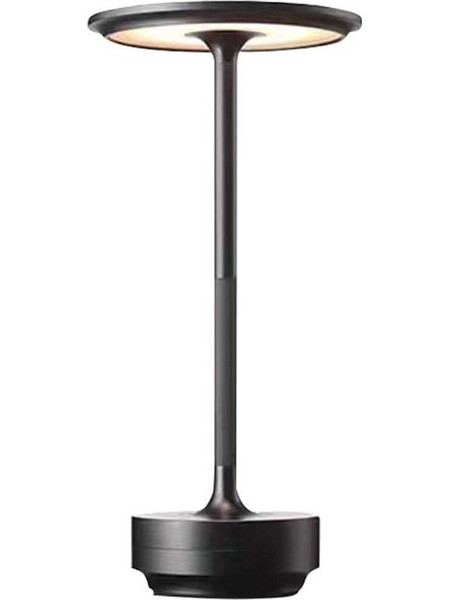 InLight 3034 Πορτατίφ Αφής LED με Μπαταρία Λευκό Χρυσό Φ16xΥ24cm