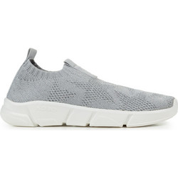 Geox Aril Παιδικά Sneakers Ασημί J25DLE0007QC1007