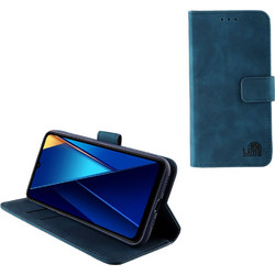 LIME ESSENTIAL ΘΗΚΗ XIAOMI POCO C65/ POCO M6 5G 6.74in MAGNET BOOK STAND CLIP DARK BLUE LIME SUCCESSORIES