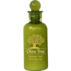 Αφρόλουτρο ελαιόλαδου σε μπουκαλάκι 40ml - Olive Tree AM-116 σετ 250 τεμαχίων