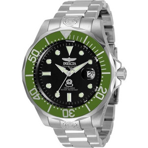 Invicta Pro Diver Ανδρικό Ρολόι με Ασημί Μεταλλικό Μπρασελέ 3047