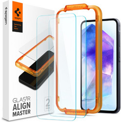 Spigen Glas. Tr Align Master Full Face Tempered Glass 2-pack (Galaxy A55)