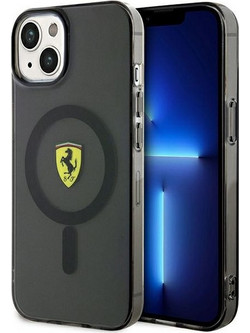 Ferrari Translucent Magsafe - θήκη για Apple iPhone 14 Plus - Μαύρο