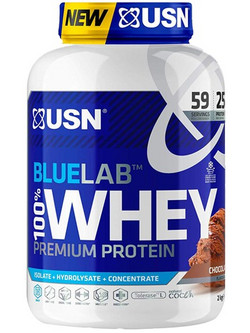 USN BlueLab 100% Whey Premium Vanilla Πρωτεΐνη Ορού Γάλακτος Γράμμωσης 2kg