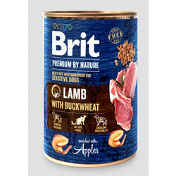 Brit Premium By Nature Adult with Lamb & Buckwheat 800gr