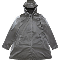 Rains Γυναικείο Μπουφάν Χειμωνιάτικο Softshell Μακρύ Αδιάβροχο Ανθρακί 18050-97