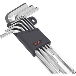 JIMI Home Σετ Allen Hex Key Set 1.5-10mm Stainless Steel with Ball End Finish, Case (JM-G1309N)