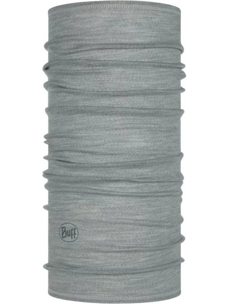 Buff Lightweight Merino Wool Tubular Solidlight Grey