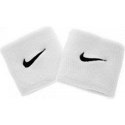 NIKE SWOOSH WRISTBANDS 2 PK White/Black