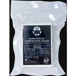 Norse Rescue Compressed Gauze, Rolled