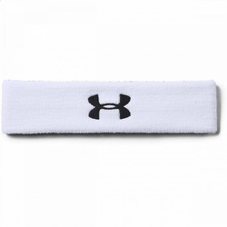 UA Performance Headband White / / Black