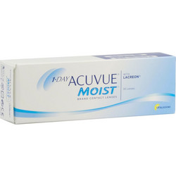 Acuvue Moist Ημερήσιοι Φακοί Επαφής Υδρογέλης με Φίλτρο UV 30τμχ