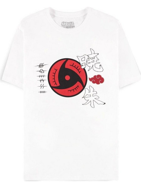 Naruto Shippuden - Akatsuki Symbols White T-Shirt