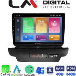 LM Digital ZC8125 Ηχοσύστημα Αυτοκινήτου με Οθόνη Αφής & GPS