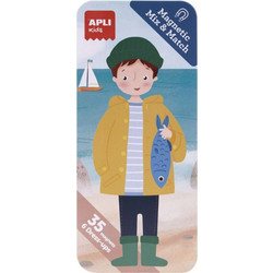 APLI Μαγνητικό Σετ Mix & Match Ocean