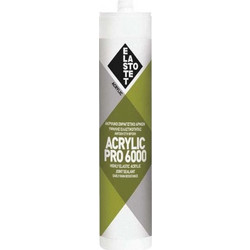 Ακρυλικός Στόκος - Σφραγιστικό Αρμών 280ml - ACRYLIC PRO 6000 Elastotet