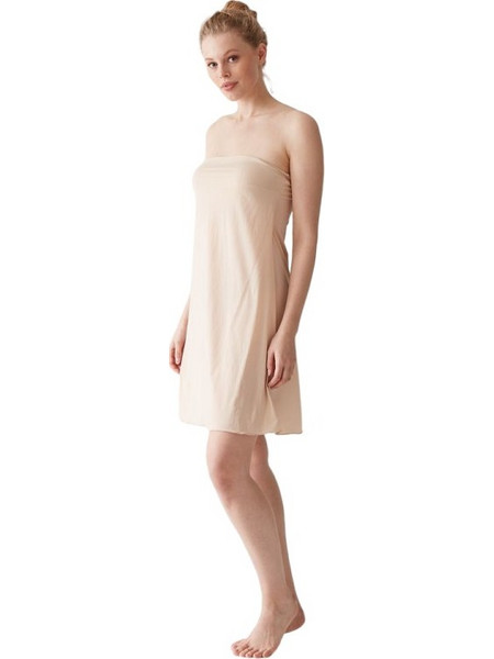 Κομπινεζόν Strapless Penye Mood-4105 ΜΠΕΖ ΜΑΥΡΟ