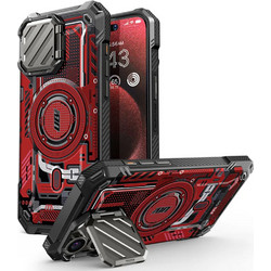 Θήκη SUPCASE UB XT MAG MAGSAFE SE με προστατευτικό κάμερας για Apple IPHONE 15 PRO MAX 6.7 2023 - ΚΟΚΚΙΝΟ Circuit