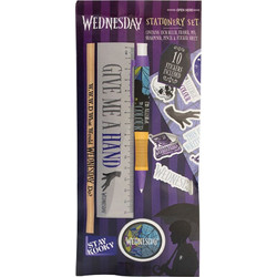 σχολικό σετ wednesday stationery set - paper bag