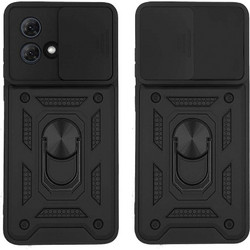 Sonique Ring Armor CamPro Θήκη Μαύρο (Motorola Moto G84 5G)