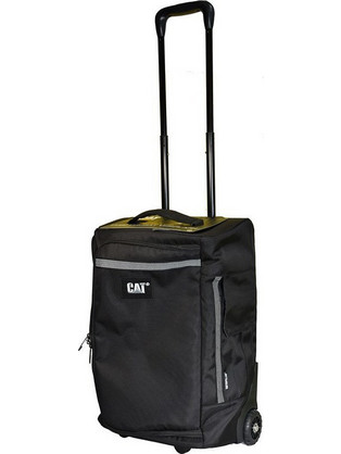 CAT 83540 Βαλίτσα Καμπίνας 55x37.5x23cm με 2 Ρόδες Μαύρη