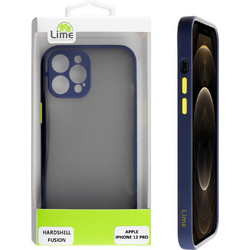 LIME ΘΗΚΗ IPHONE 12 PRO 6.1" HARDSHELL FUSION CAMERA GUARD BLUE WITH YELLOW KEYS LIME SUCCESSORIES