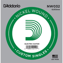 D'Addario NW032 Χορδή Ηλεκτρικής Κιθάρας Nickel Plated Steel 32"