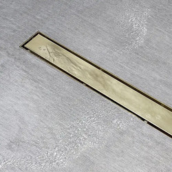 Naron FloorDrain stainless steel 60cm NR3005 Brushed Gold
