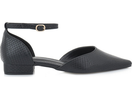 JK LONDON ΓΟΒΕΣ T120B0481K87 - ΜΑΥΡΟ ΦΙΔΙ ΜΑΤ T120B0481K87-BLACK A2130-01 SNAKE