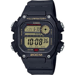 Casio Ψηφιακό Ανδρικό Ρολόι Χρονογράφος με Μπλε Καουτσούκ Λουράκι DW-291H-9AVEF