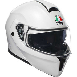 AGV Streetmodular Mono Matt White Κράνος Μηχανής Flip-Up