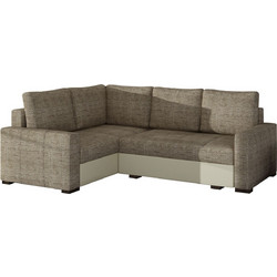 PoliHome Rona Γωνιακός Καναπές Αριστερή Γωνία Μπεζ 240x165x90cm 16391099