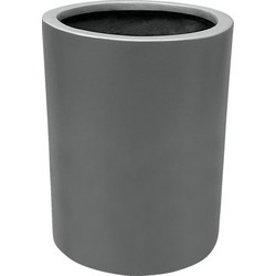 MarHome Κύλινδρος Αλουμινίου Κασπώ Fiberglass Λευκό Φ30x40cm
