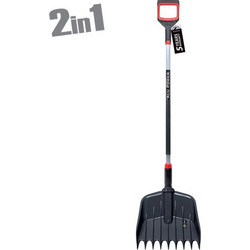 ΤΣΟΥΓΚΡΑΝΑ-ΦΤΥΑΡΙ 2 ΣΕ 1 ΜΑΥΡΟ RAKE LOADER - 38.5x146cm 10/240ΚΙΒ