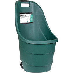 KRAUSMANN GN23480 Καρότσι Πλαστικό Μεταφοράς Ξύλων Πράσινο 60L
