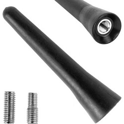 Amio ΚΕΡΑΙΑ ΟΡΟΦΗΣ ANTM13 6.5cm ΜΕ 2 ΑΝΤΑΠΤΟΡΕΣ 5-6mm ΜΑΥΡΗ ΑΜΙΟ - 1 ΤΕΜ