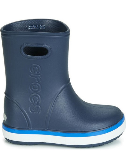 Crocs Παιδικές Γαλότσες Crocband Navy Μπλε