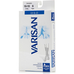 Varisan Lui & Lei Κάλτσες Διαβαθμισμένης Συμπίεσης Κάτω Γόνατος Μπεζ