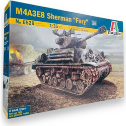 Italeri M4A3E8 Sherman Fury Συναρμολογούμενο Πλαστικό Μοντέλο Τανκ 1:35