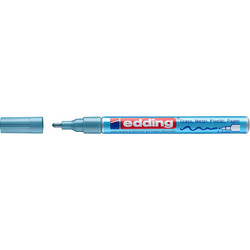 EDDING 751 μαρκαδόρος gloss paint γαλαζιο μεταλλικό 1-2mm