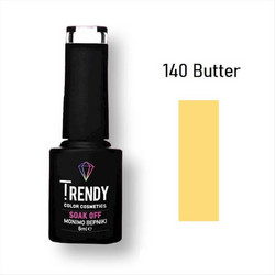 Trendy Soak Off 140 Butter Ημιμόνιμο Βερνίκι Νυχιών 6ml