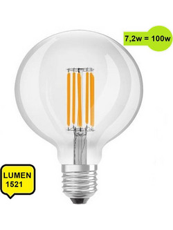 Λάμπα LED E27 Filament 7,2W 1521 lum 360 Φώς Ημέρας Ενεργειακή κλάση Α