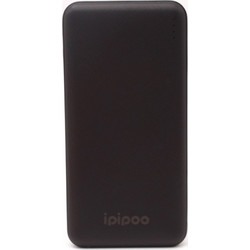 Ipipoo LP-2 Power Bank 10000mAh με 2 Θύρες USB-A Quick Charge 3.0 Black