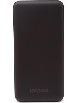 Ipipoo LP-2 Power Bank 10000mAh με 2 Θύρες USB-A Quick Charge 3.0 Black