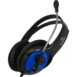 KOMC S66 Gaming Headset On Ear Black
