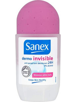 Sanex Dermo Invisible Γυναικείο Αποσμητικό Roll On 24h 50ml