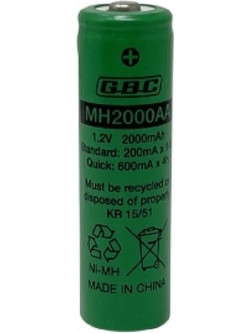 SKB 38.1900.07-MH2000AA - Επαναφορτιζόμενη Μπαταρία Ni-Mh Aa 2000mAh